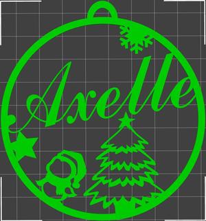 Axelle" Christmas bauble