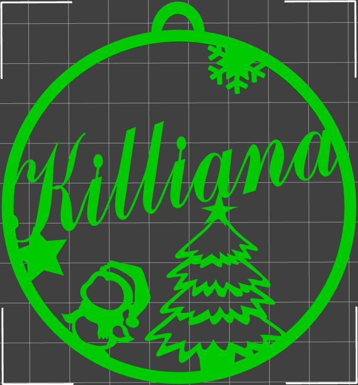 Killiana" Christmas bauble