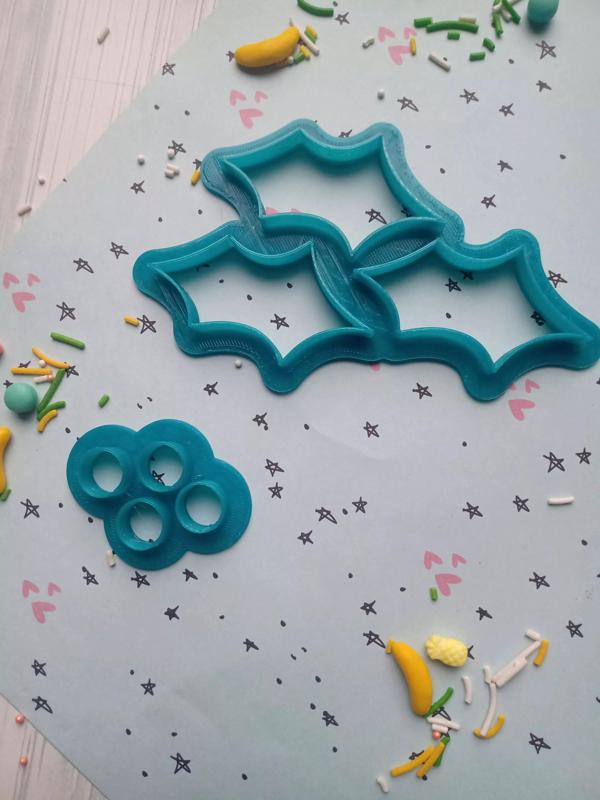 SET MULTI CORTANTE MUERDAGO NAVIDAD COOKIES GALLETAS GALLETITAS