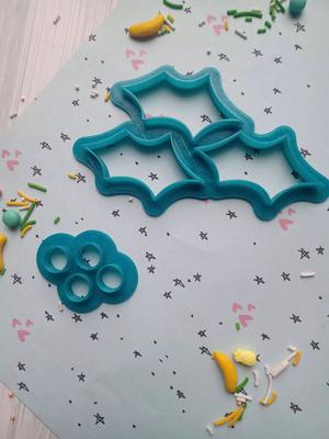 SET MULTI CORTANTE MUERDAGO NAVIDAD COOKIES GALLETAS GALLETITAS