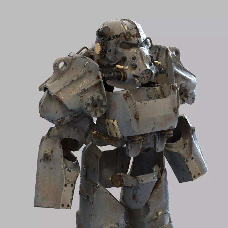 T-60 Fallout Power Armor Wearable Full Body with Helmet