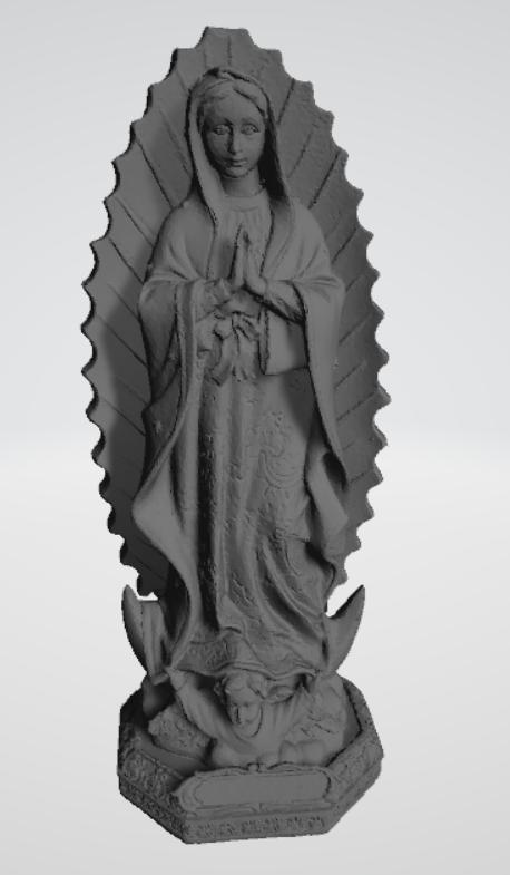 Virgin of Guadalupe Statue - 3D Printable STL Model