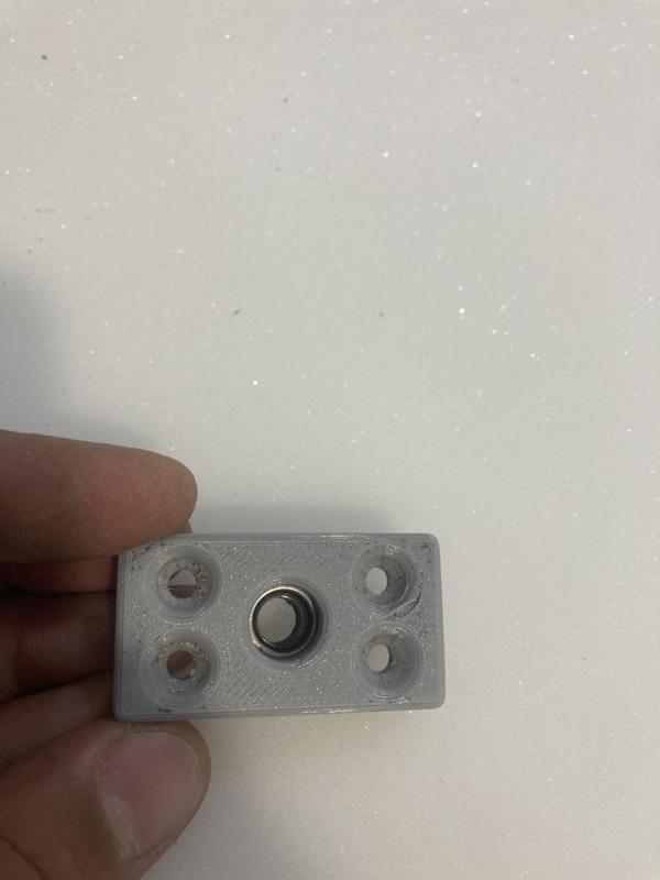 Furniture center leg (midfoot) mounting bracket