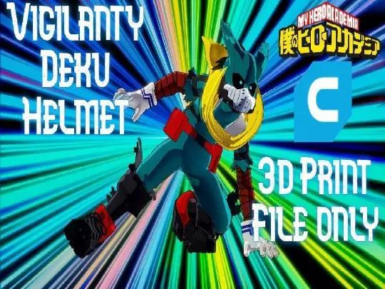 Vigilante Deku Fixed Helmet v1 from Chapter 309
