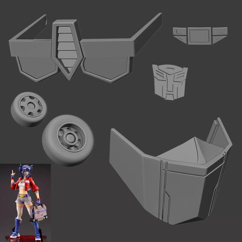 Bishoujo Optimus Prime costume parts