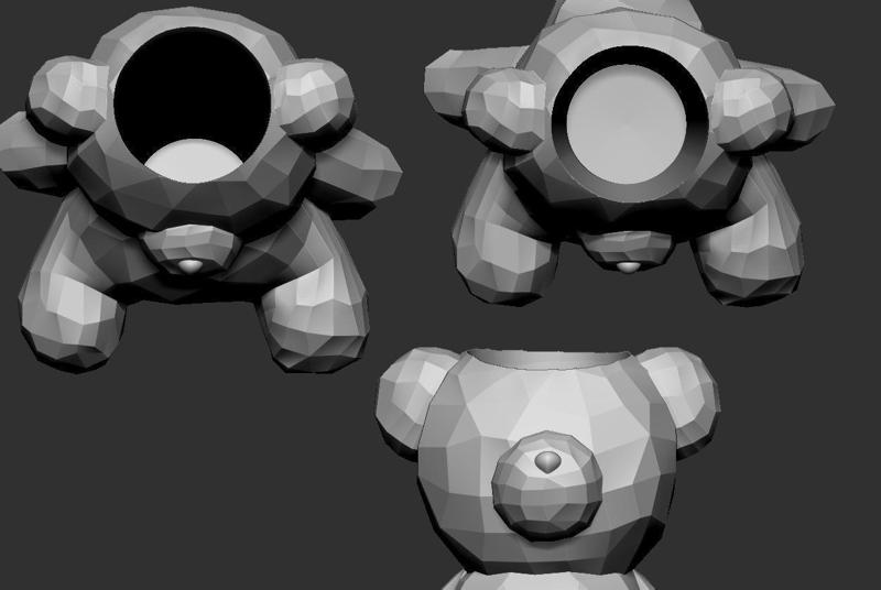 Bear Geometric Low Poly