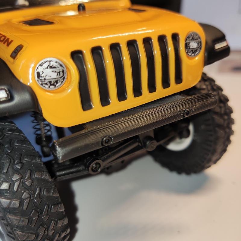 Axial Scx24 Jeep front and rear bumpers pipe style