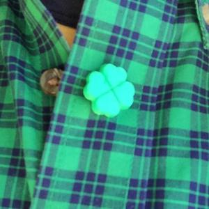 4 Leaf Clover Button or Cufflink