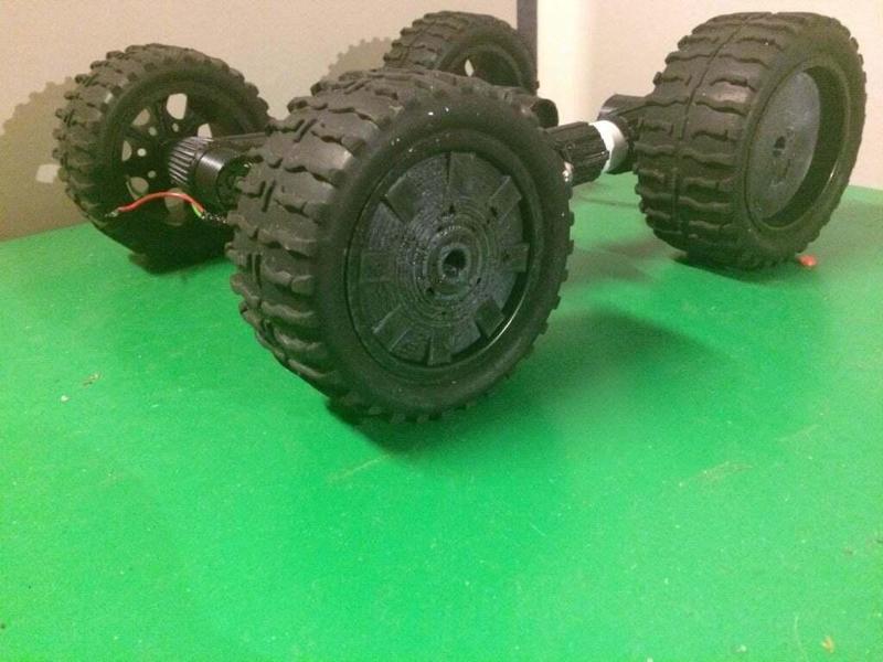 Moon Rover wheel hub for 1/10 Monster truck wheel