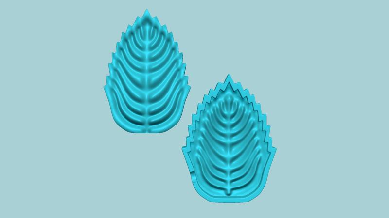 Empired Peaked Leaf - Molding Arrangement EVA Foam Craft