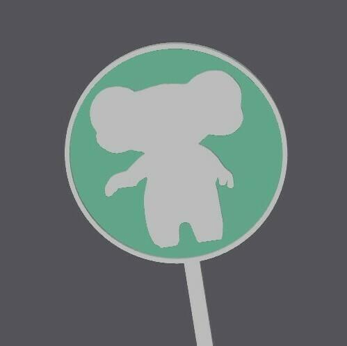 Cocomelo Duo - Cupcake Topper - Ello