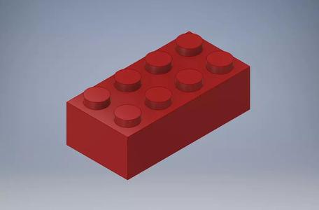 Standard 2x4 Lego Piece
