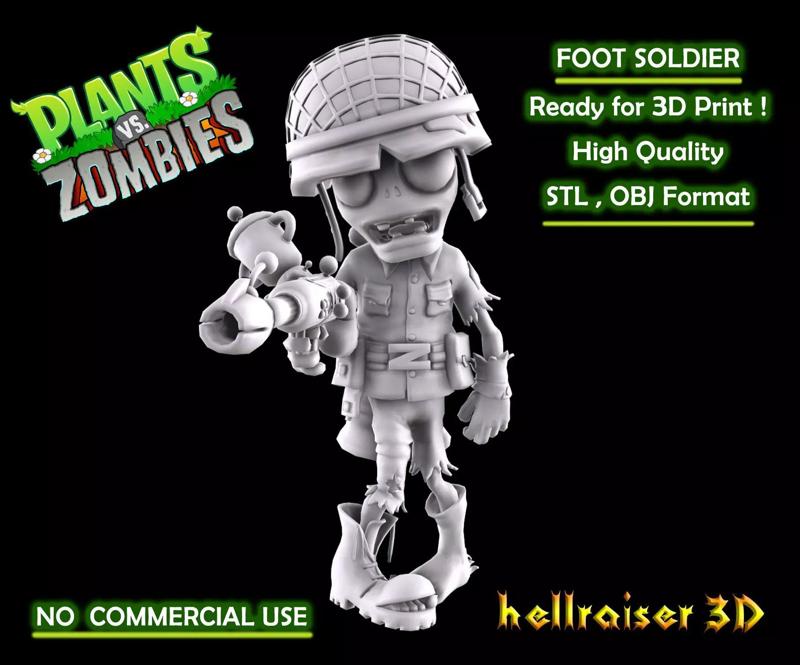 Plants vs Zombies - Foot Soldier