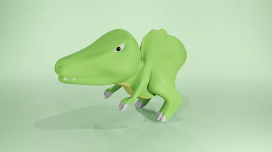 Models 3D Spinosaurus toy