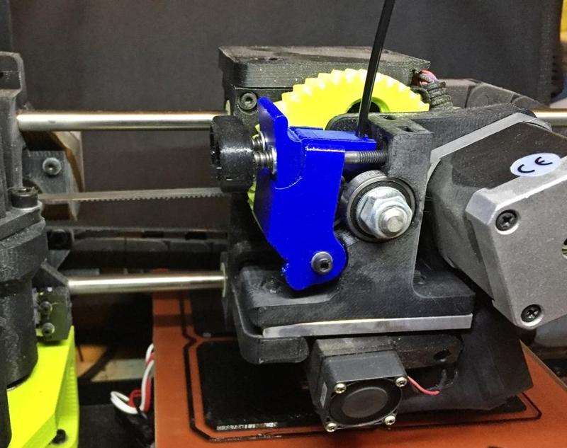 Heavy Duty Extruder Idler and Latch for Lulzbot Mini