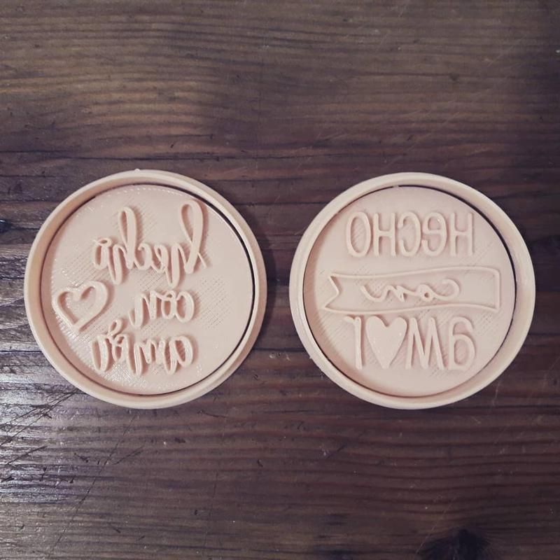 Set cookie cutter x2 made with love