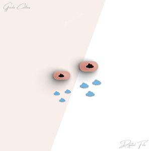 Cloud Micro Clay Cutter, Scalloped Cloud Polymer Clay Cutter, Tiny Clay Cutter, 2 Sizes Included, Digital STL File, No: 62