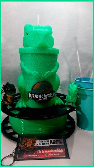 JURASSIC WORLD GLASS - MILKSHAKE 300cc
