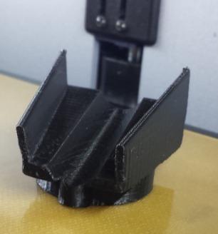 ramp with wings for hole for Quadrilla marble run