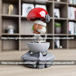 Smeargle in the pokeball from Pokemon