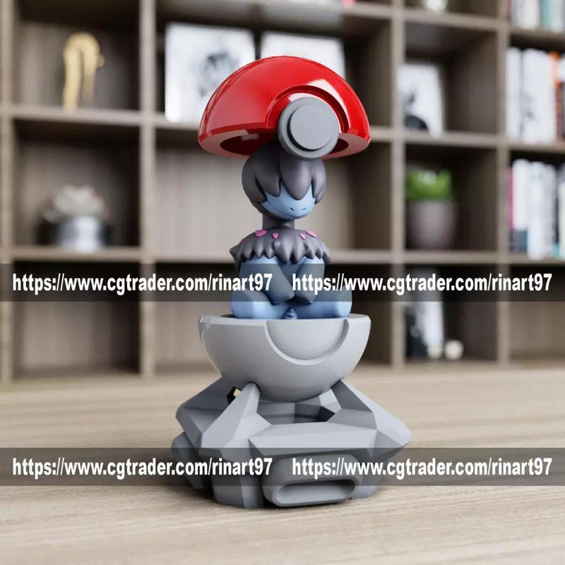Deino in the pokeball from Pokemon