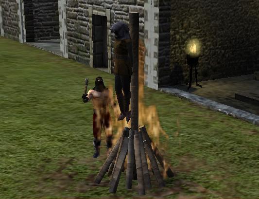 Stronghold - torture burning