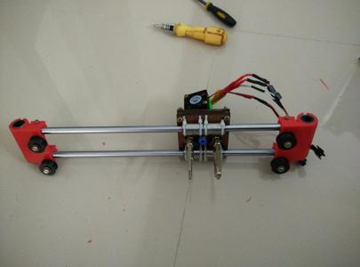 Simple Y carriage for custom HBOT