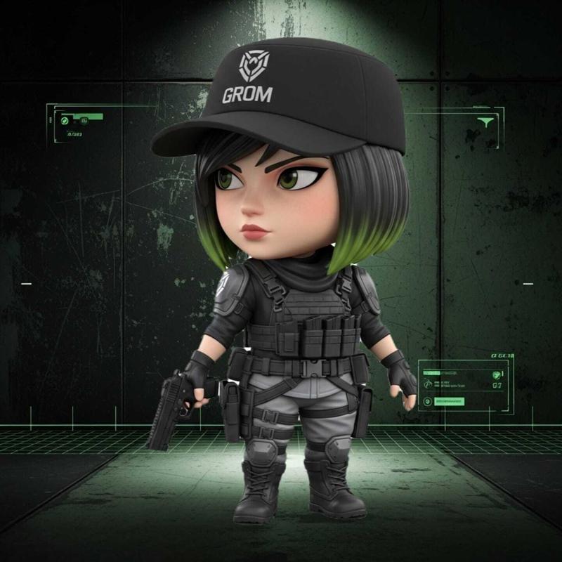 Ela - Rainbow Six Siege Chibi Operator
