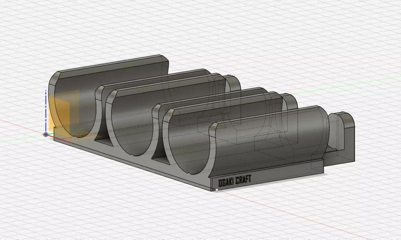3-rounded shotgun shell holder for airsoft gun