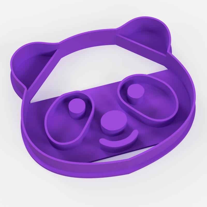 Panda bear cookie cutter - Panda bear cookie cutter - Panda bear cookie cutter