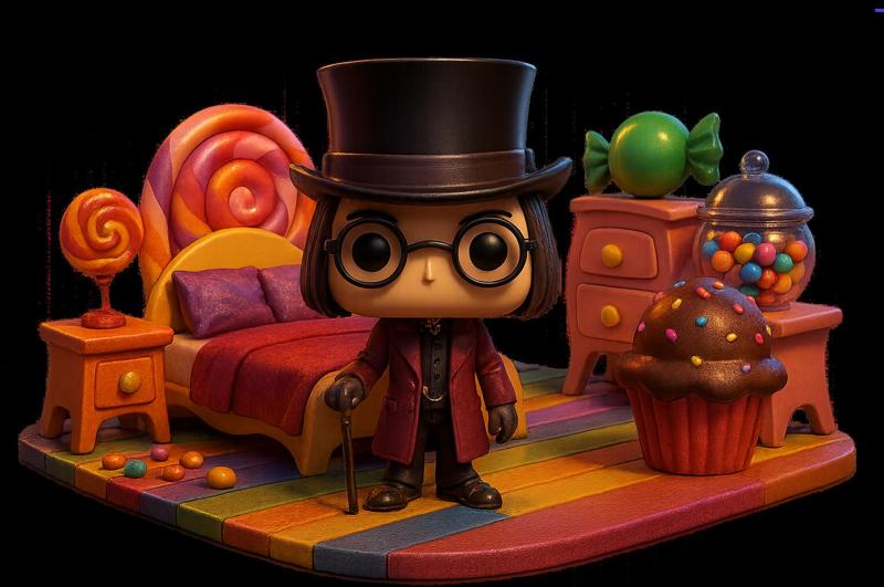 diorama magic room Willy Wonka Johnny Depp