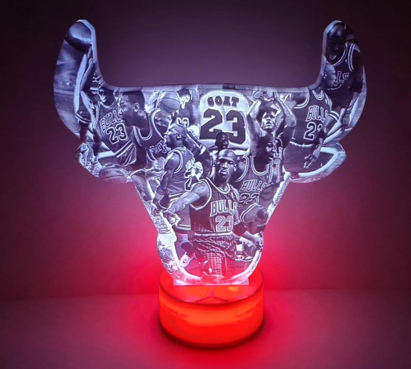 MICHAEL JORDAN CHICAGO BULL LITHO