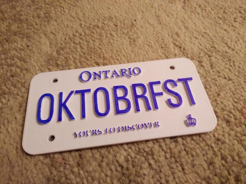 Customizable Canadian License Plate (All Provinces and Territories)