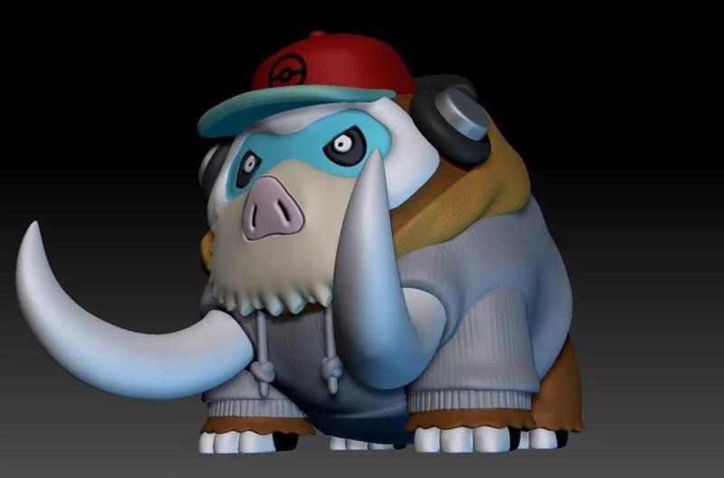 Pokemon Unite Mamoswine HipHop Style
