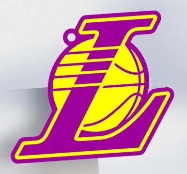 Los Angeles Lakers keychain