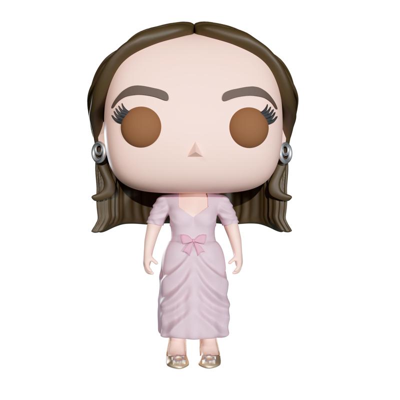 Funko pop girl dress pink