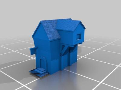 Low Poly Medieval House