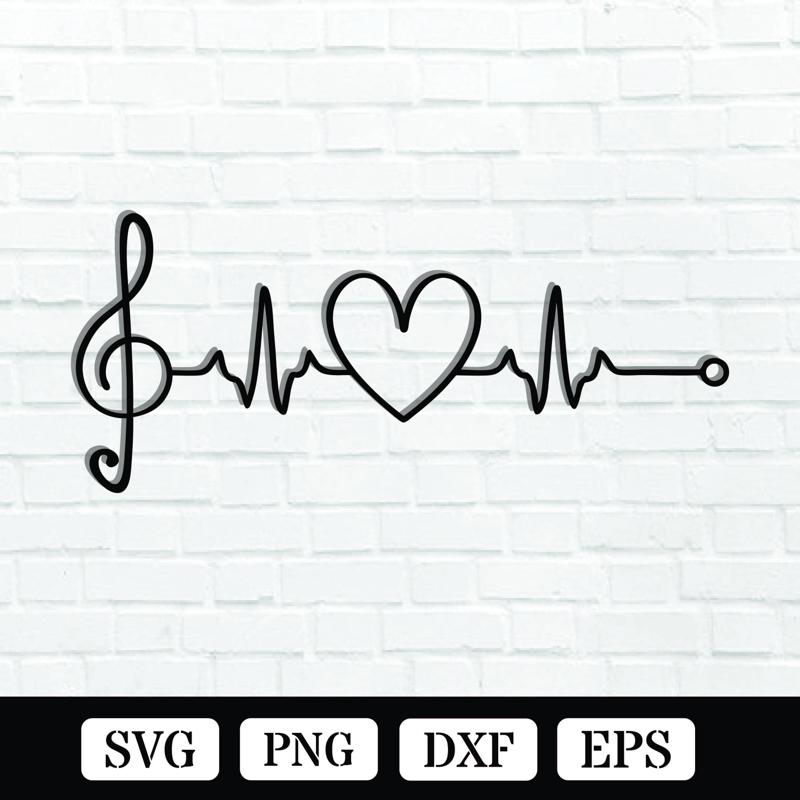 Music Metal Wall Art Laser Cut Files