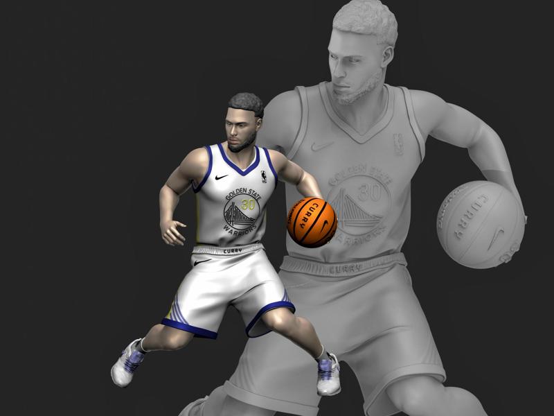Steph Curry 3D Printable