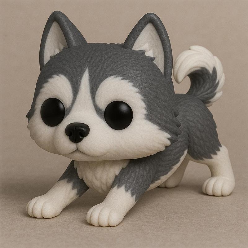Funko Pop Husky Siberiano - Yoga Adho Mukha Svanasana