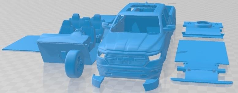 Dodge Ram Laramie 2019 Printable Car