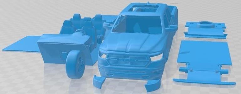Dodge Ram Laramie 2019 Printable Car