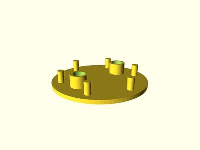 Shower drainage lid 75 mm