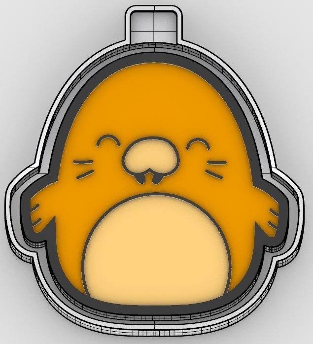 seal kawai squishmallow - freshie mold - silicone mold box - mold silicone