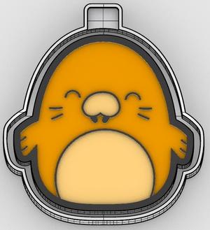 seal kawai squishmallow - freshie mold - silicone mold box - mold silicone