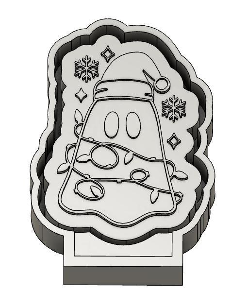 Christmas Ghost Freshie Mold STL