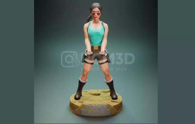 Lara Croft Tomb Raider jyostick holder