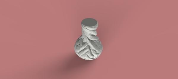 Woven Bowl with Abstract Cutouts