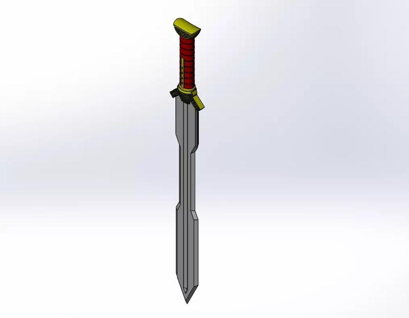 3D Model of The Sword of Kili From The Hobbit