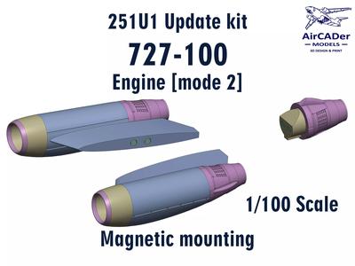 251U1 Update kit Boeing 727-100 Engine mode 2